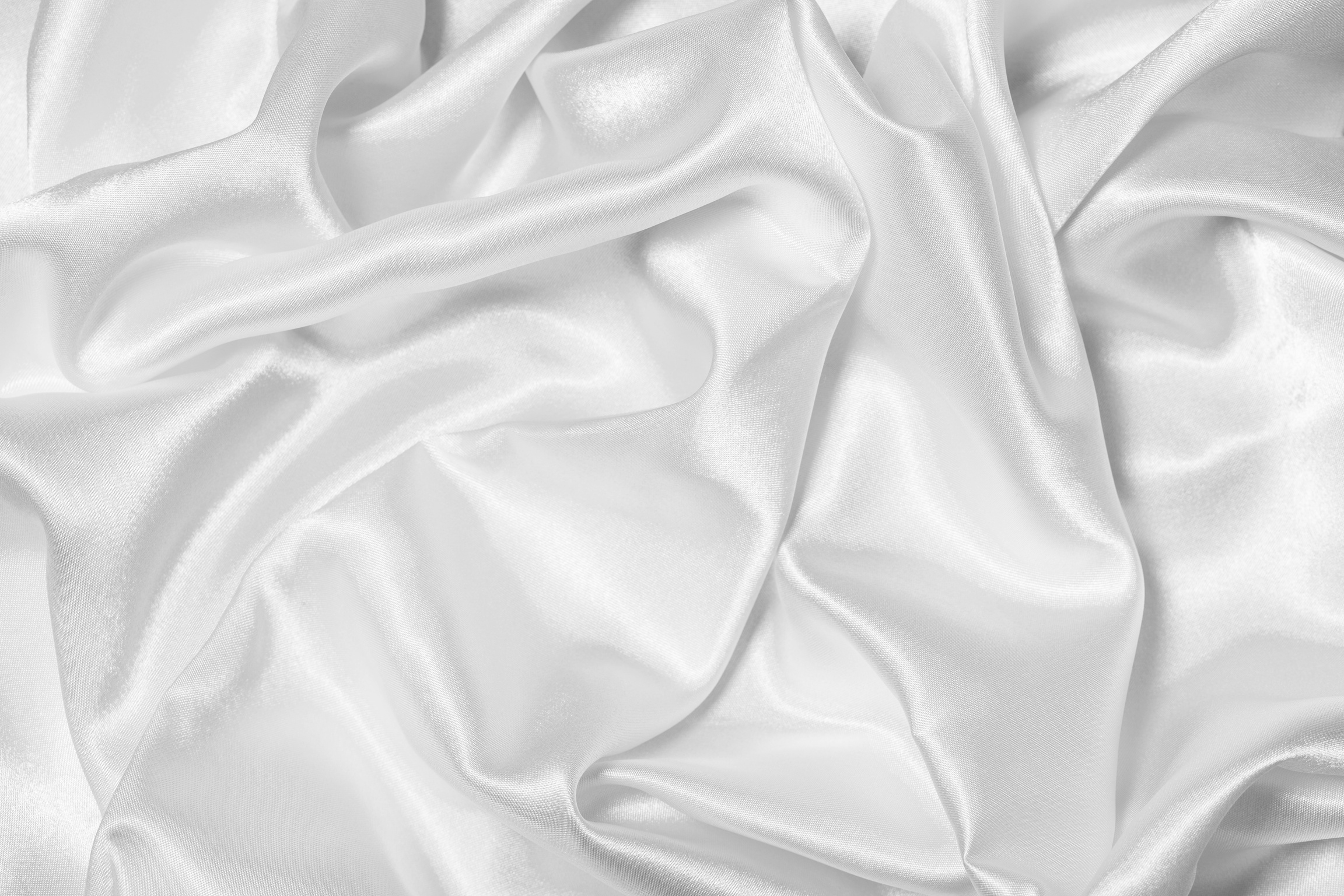 Smooth Elegant White Silk 